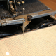 A closeup photograph of a Chinese typewriter in the Museum of Chinese in America's collection in New York City.